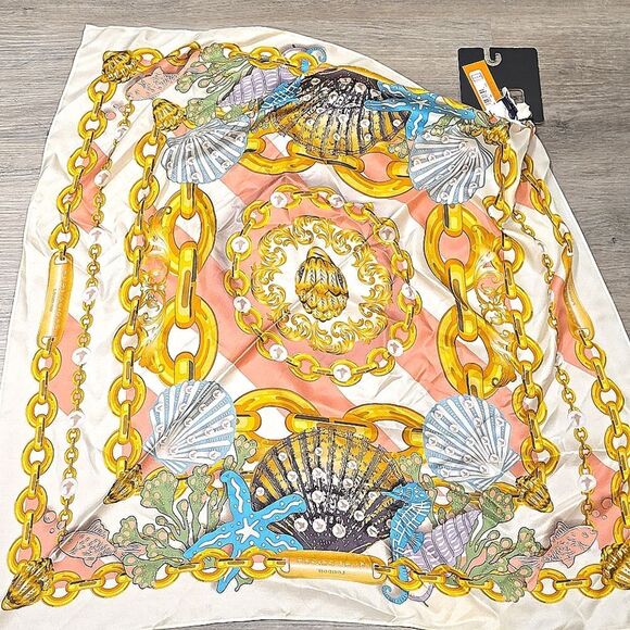 Kurt Geiger London Large Square Scarf - Picture 7 of 8